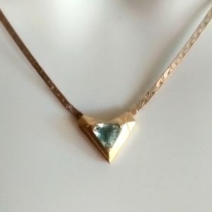 Blue topaz necklace